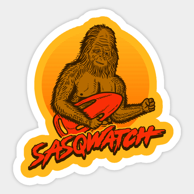 Sasq Watch Sticker by dumbshirts